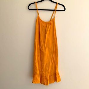 Kids Mustard Yellow Summer Dress